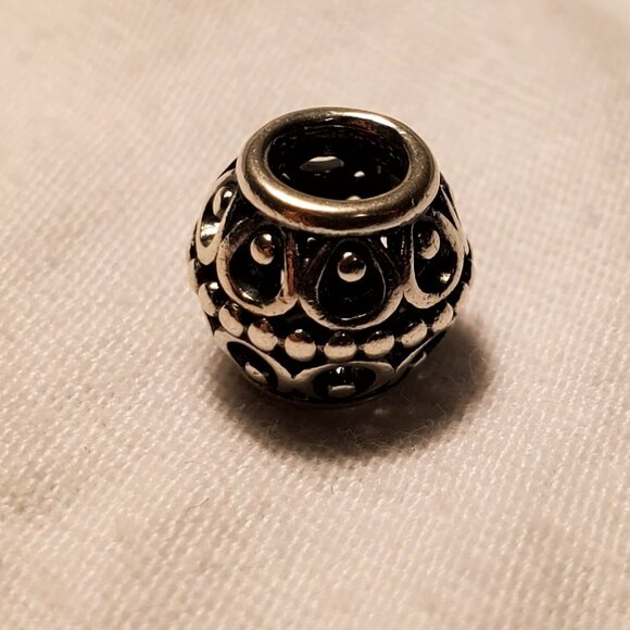 Authentic Pandora Charm Open Work Cloud's Silver Lining - Picture 3 of 3